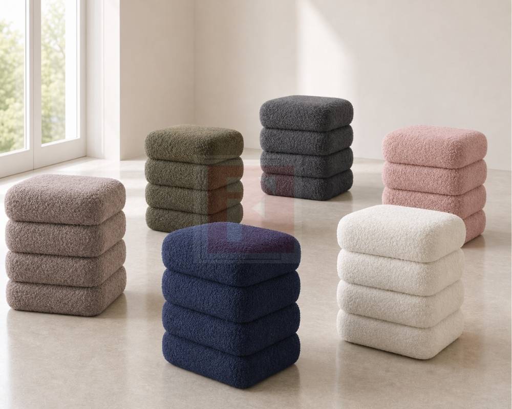 Boucle Stack Stool