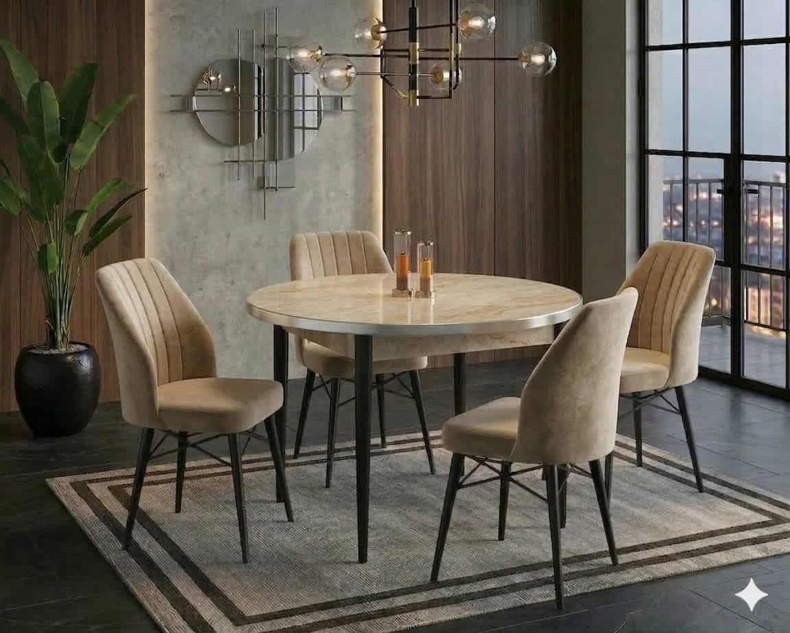 Nova Home Luna round dining set