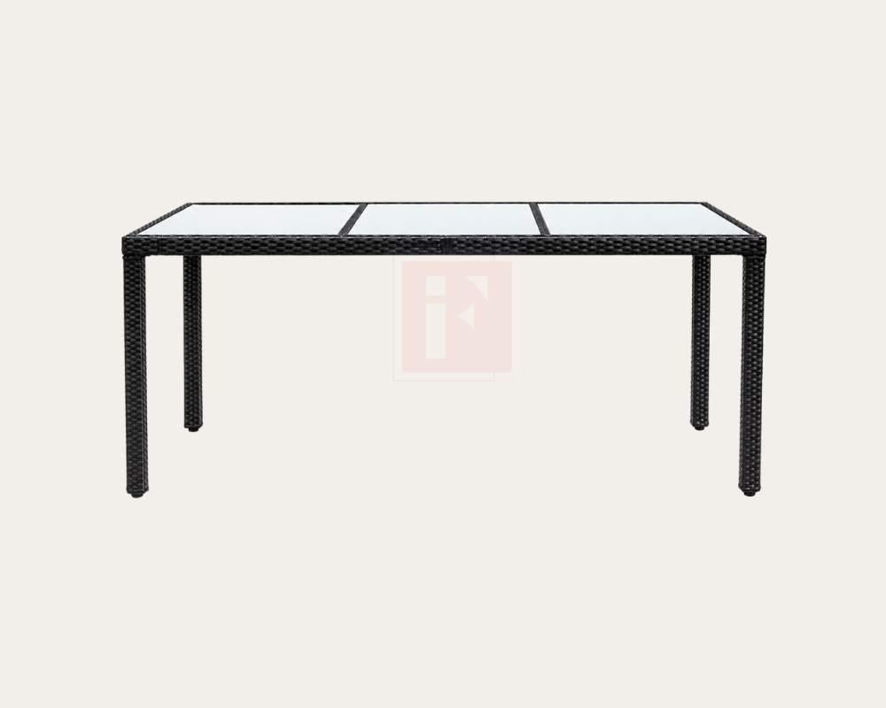 9 Piece Outdoor Rattan Dining Set photo 3