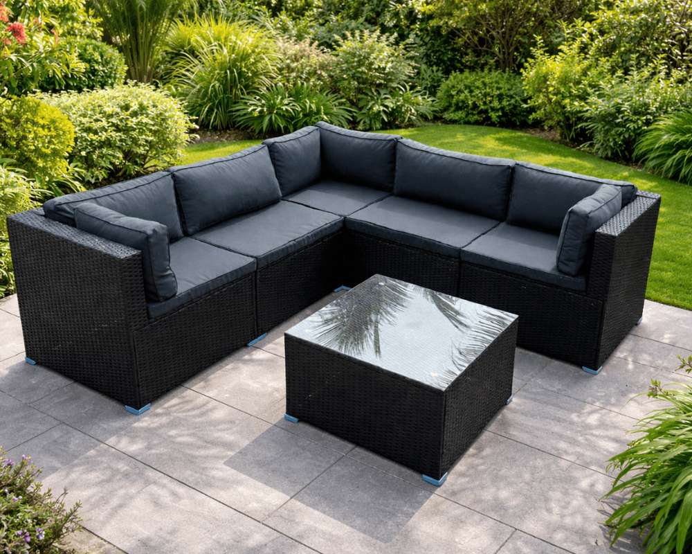 Rattan Corner Lounge Set
