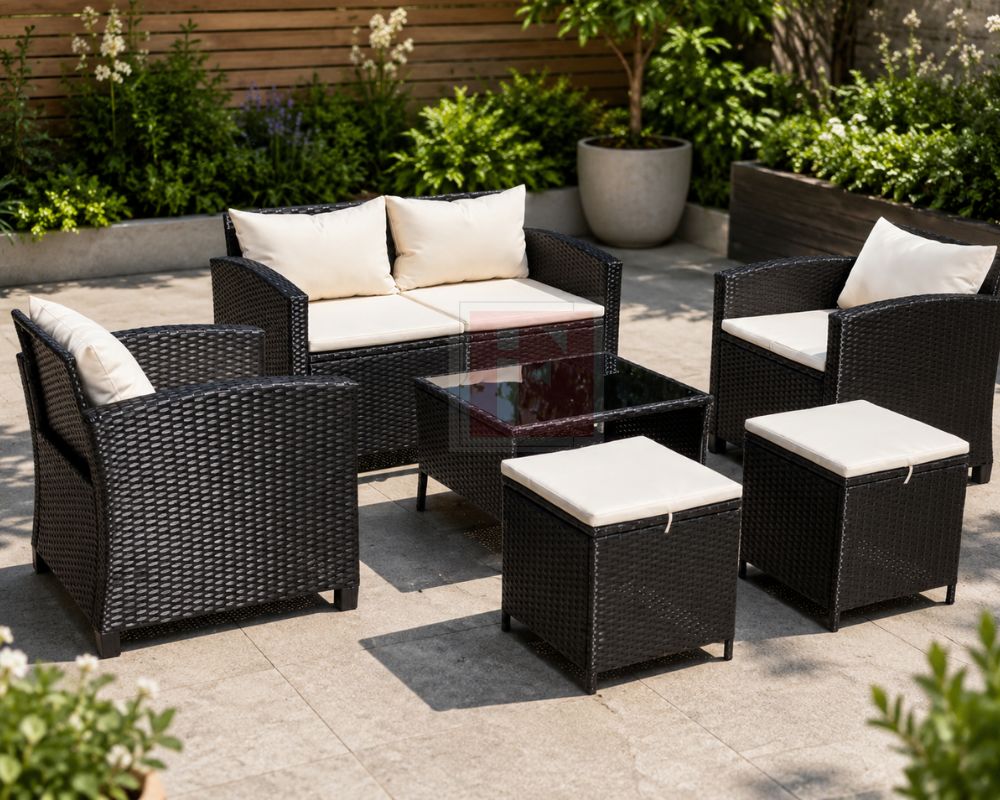 Outdoor Rattan Lounge Set