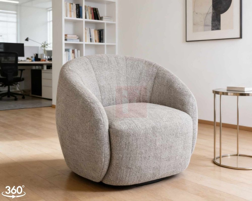 Swivel Barrel Chair photo 2