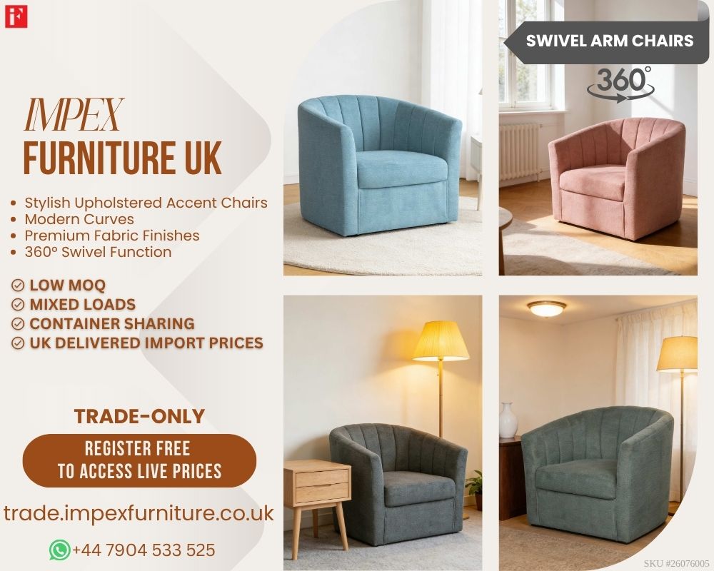 Upholstered Swivel Armchair photo 6