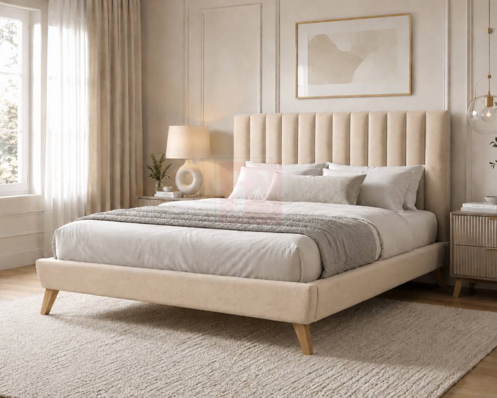 Fluted Bed Frame – Sloped Side Rails photo 2