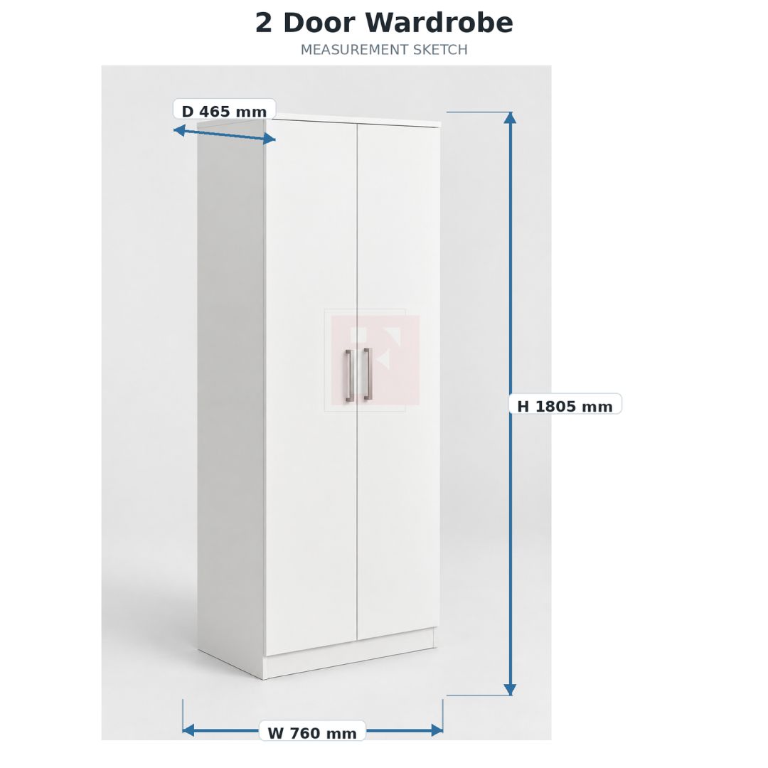 3-Piece Bedroom Trio Set -100% MDF photo 4
