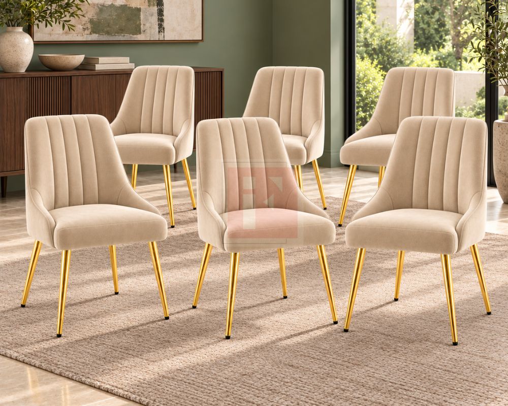 Double-Pedestal High-Gloss Marble & Gold Dining Set photo 4